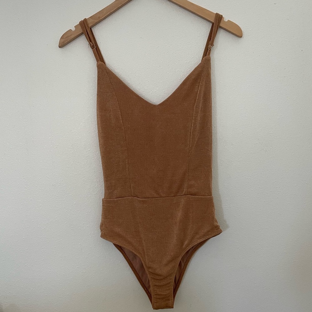 NWT GOLD body suit by MINKPINK